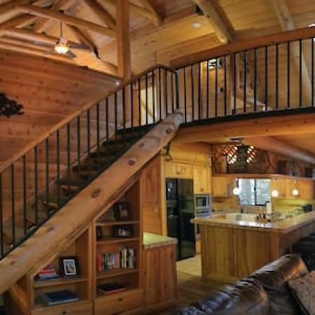 Eagles Nest - Natural Log Cabin With Guest House Idyllwild Exterior photo