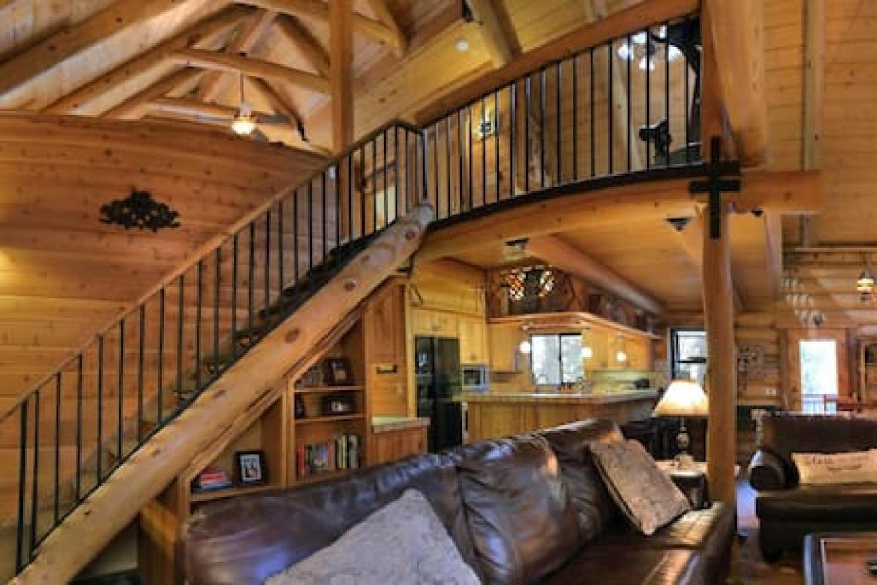 Eagles Nest - Natural Log Cabin With Guest House Idyllwild Exterior photo