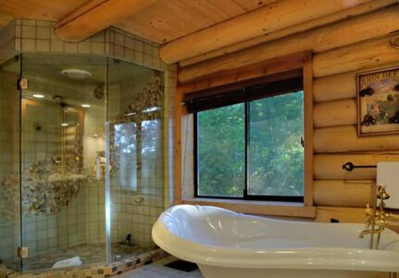 Eagles Nest - Natural Log Cabin With Guest House Idyllwild Exterior photo